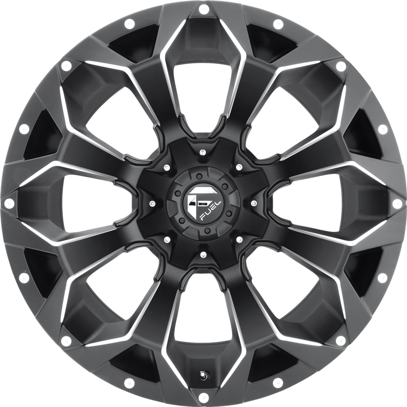 Fuel 17x8.5 D546 Assault Matte Black Milled +14mm