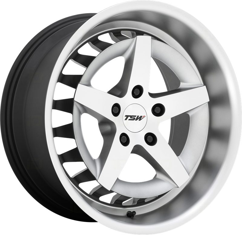 TSW 18x10 Degner Matte Titanium w/ Machined Face +40mm