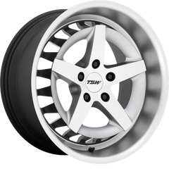 TSW 18x10 Degner Matte Titanium w/ Machined Face +40mm