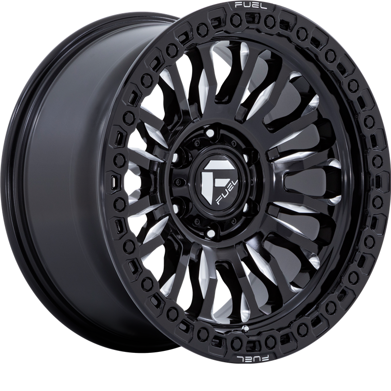 Fuel 17x9 FC857 Rincon Gloss Black Milled -12mm