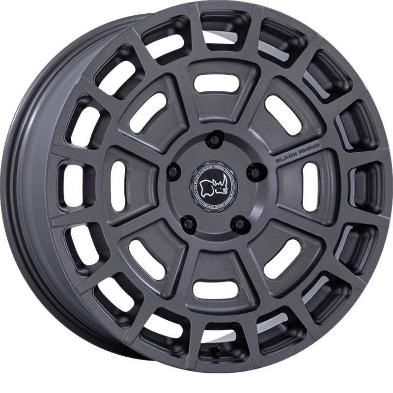 Black Rhino 20x8.5 BR404 Voltaic Matte Gunmetal +35mm