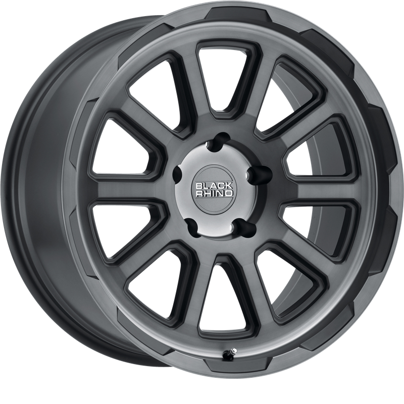 Black Rhino 17x8.5 Chase Brushed Gunmetal +0mm