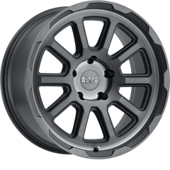 Black Rhino 17x8.5 Chase Brushed Gunmetal +0mm