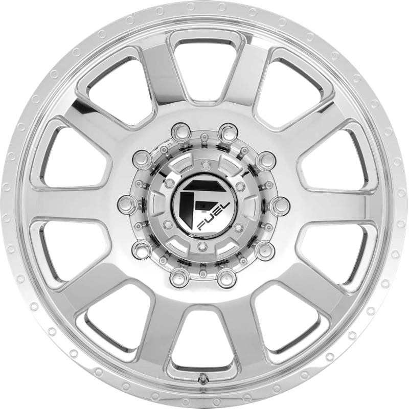 Fuel 20x8.25 DE09 FF09D Polished +105mm