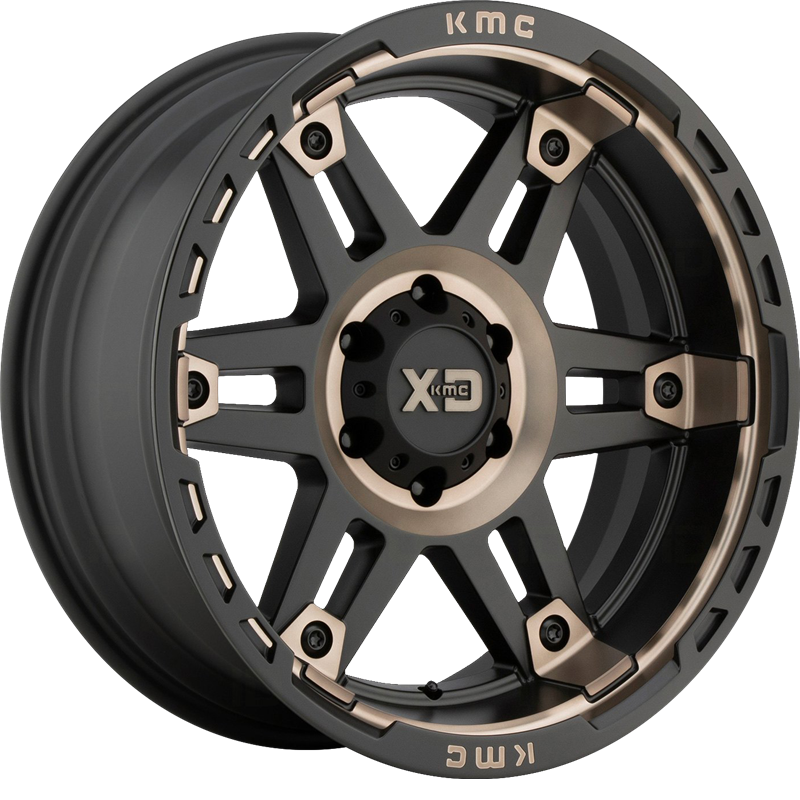 XD 20x9 XD840 Spy II Satin Black w/ Dark Tint +18mm