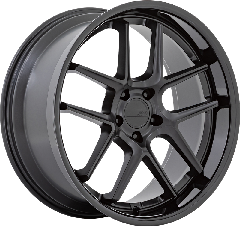 American Racing 20x12 AR942 Matte Black w/ Gloss Black Lip +6mm