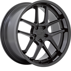 American Racing 20x12 AR942 Matte Black w/ Gloss Black Lip +6mm