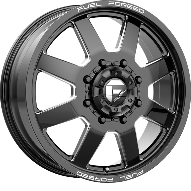 Fuel 20x8.25 DE09 FF09D Matte Black Milled -202mm