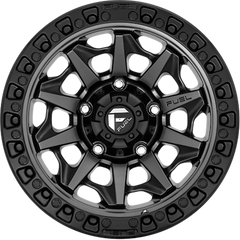 Fuel 20x9 D716 Covert Matte Gunmetal w/ Black Bead Ring +20mm