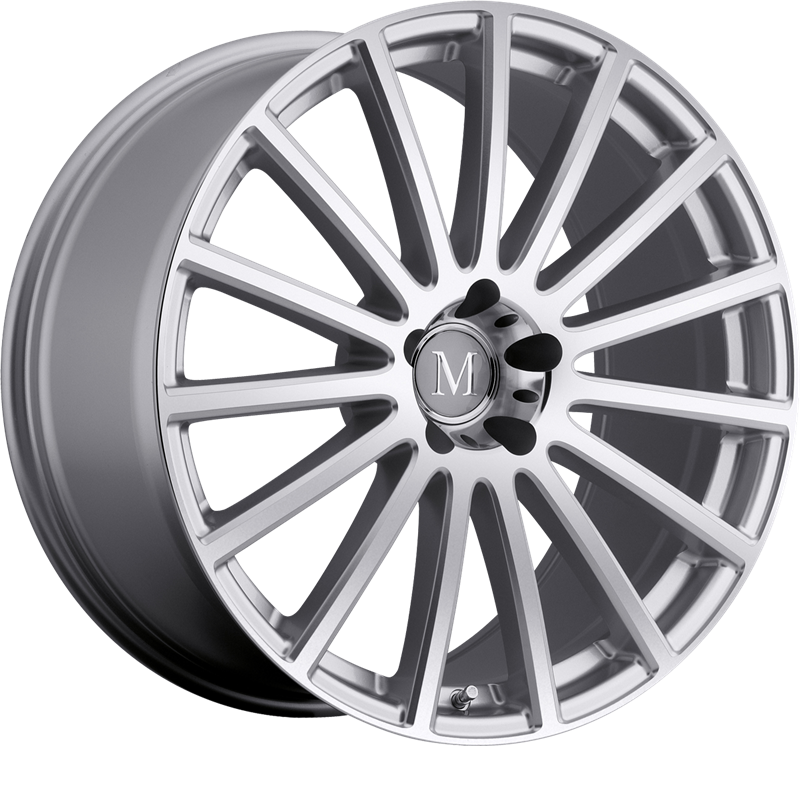 Mandrus 17x9 Rotec Silver w/ Mirror Cut Face +50mm