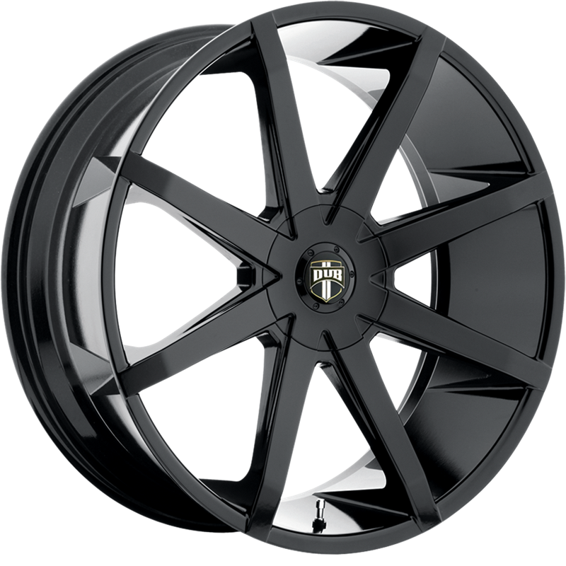 DUB 20x8.5 S110 Push Gloss Black +42mm