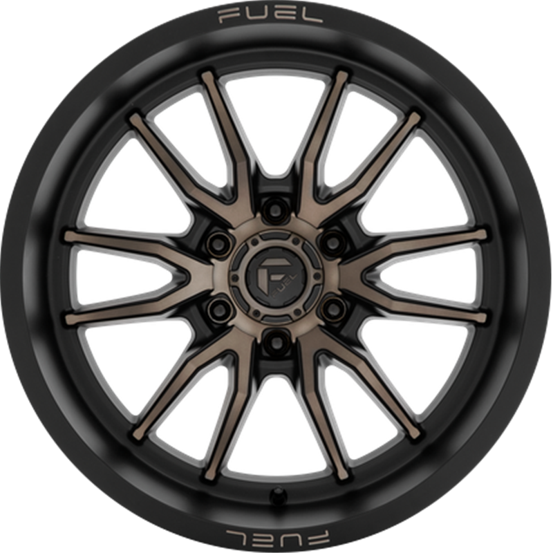 Fuel 20x9 D762 Clash Matte Black w/ Double Dark Tint +20mm