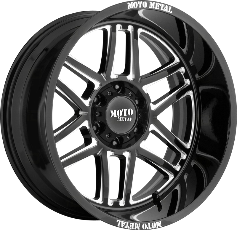 Moto Metal 20x10 MO992 Folsom Gloss Black Milled -18mm