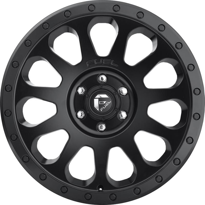 Fuel 17x9 D579 Vector Matte Black -12mm