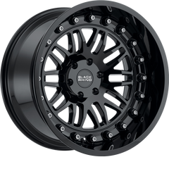 Black Rhino 20x11.5 Fury Gloss Black -44mm