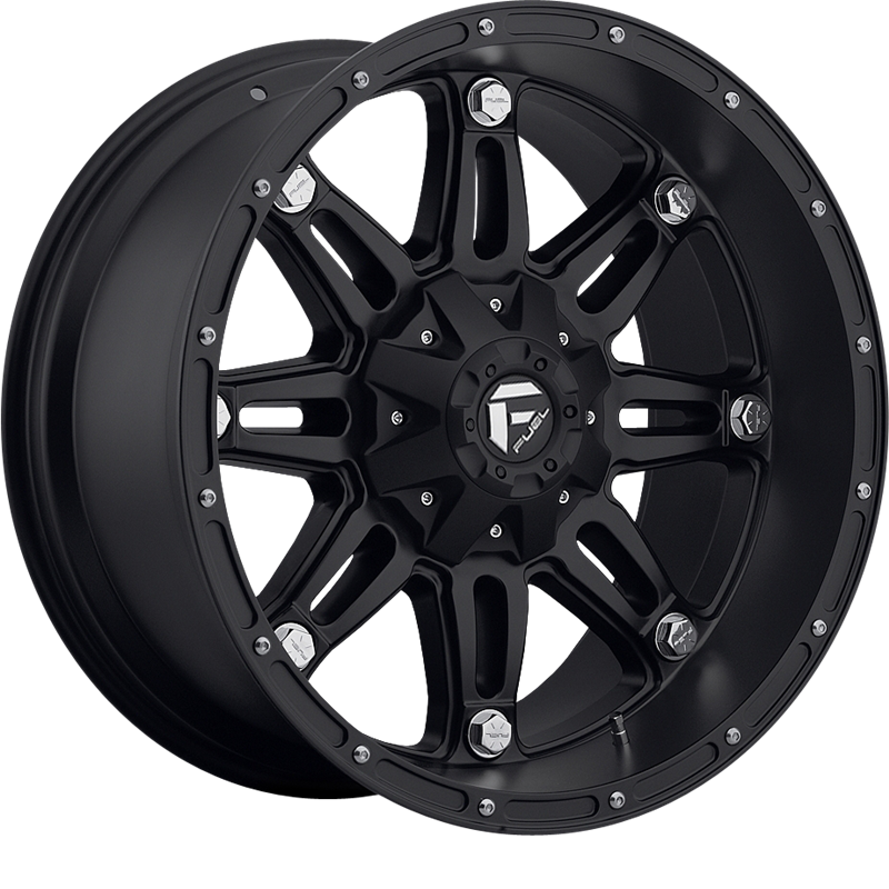 Fuel 17x9 D531 Hostage Matte Black -12mm