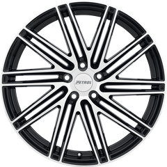 Petrol 18x8 P1C Gloss Black w/ Machined Face +40mm