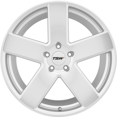 TSW 19x9.5 Bristol Silver w/ Mirror Cut Face +20mm