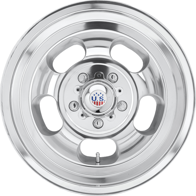 US Mags 15x8 U101 Indy High Luster Polished +0mm