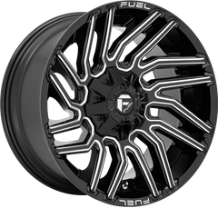 Fuel 20x9 D773 Typhoon Gloss Black Milled +1mm