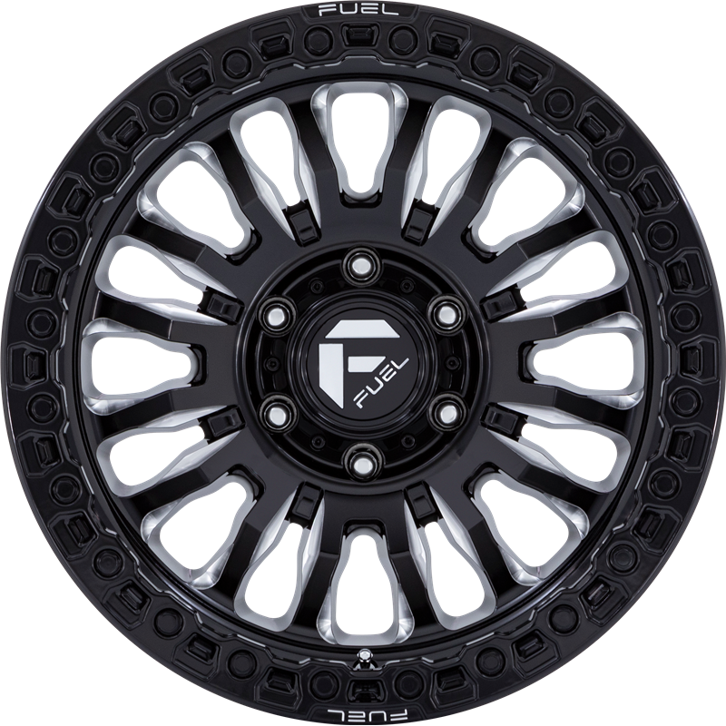 Fuel 17x9 FC857 Rincon Gloss Black Milled -12mm