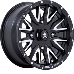 MSA Offroad Wheels 14x7 M49 Creed Matte Black Machined -47mm