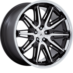 Asanti 20x9 ABL-47 Imperator Gloss Black Machined w/ SS Lip +45mm