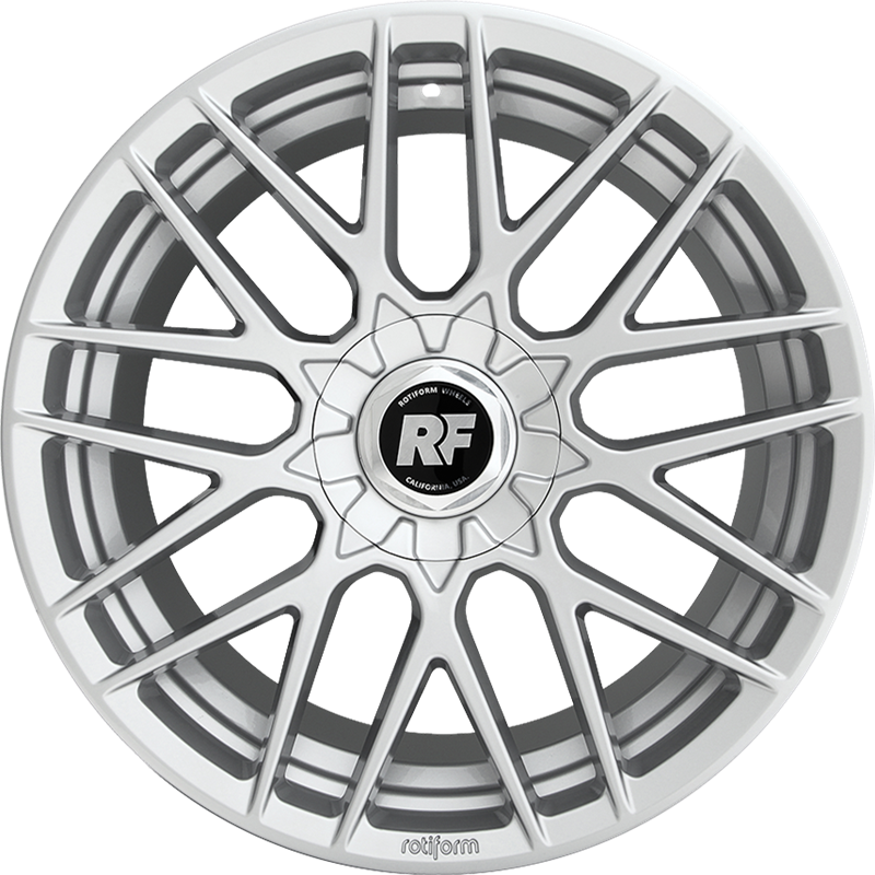 Rotiform 18x8.5 R140 RSE Gloss Silver +35mm