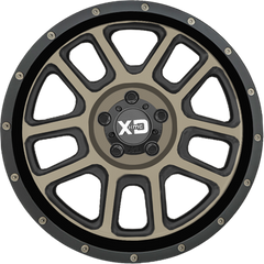 XD 20x9 XD828 Delta Matte Black w/ Dark Tint Clear -12mm