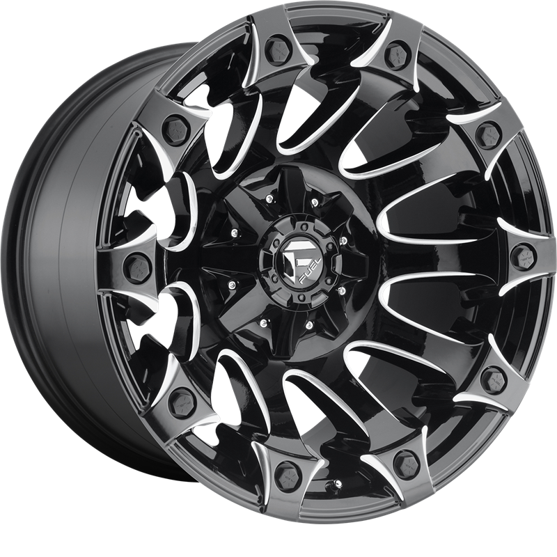 Fuel 20x12 D578 Battle Axe Gloss Black Milled -44mm