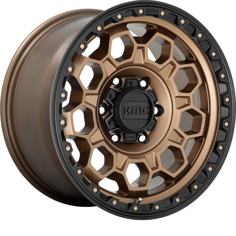 KMC 17x9 KM545 Trek Matte Bronze w/ Black Lip +0mm