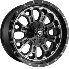 Fuel 17x9 D561 Crush Gloss Black w/ Double Dark Tint +1mm