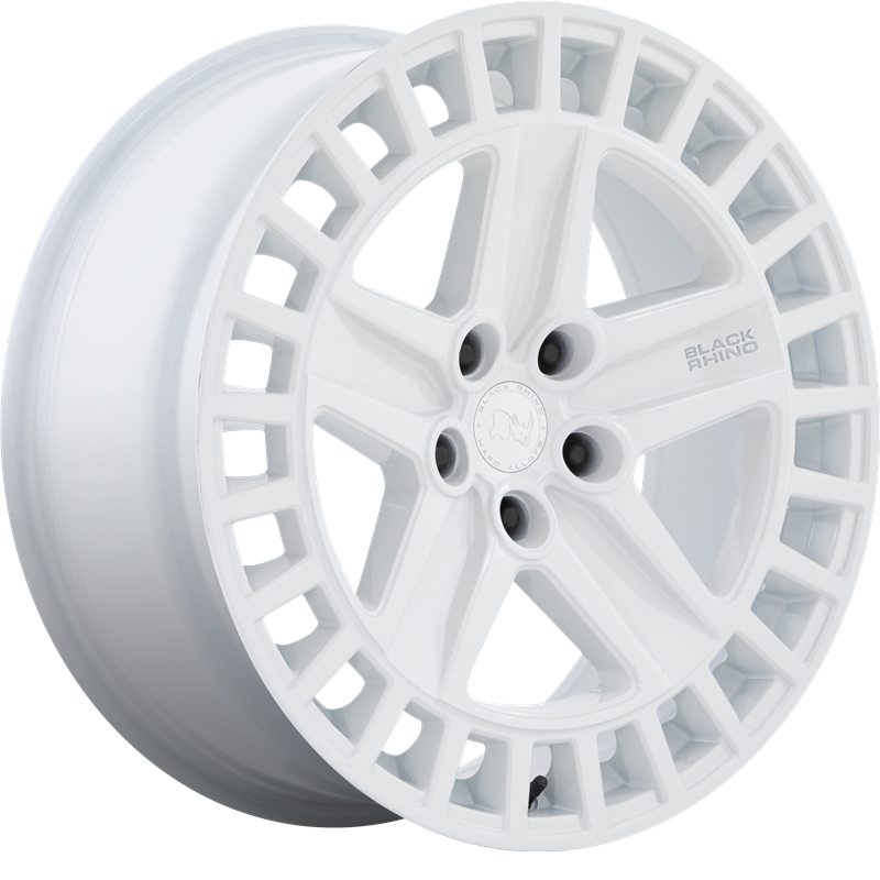 Black Rhino 18x8.5 Alston Gloss White +25mm