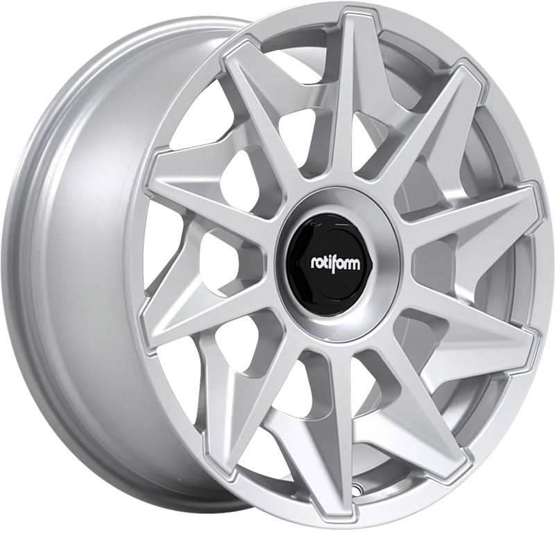 Rotiform 19x8.5 R124 CVT Gloss Silver +45mm