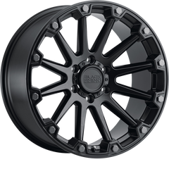 Black Rhino 18x9 Pinnacle Semi Gloss Black w/ Gunmetal Bolts +2mm