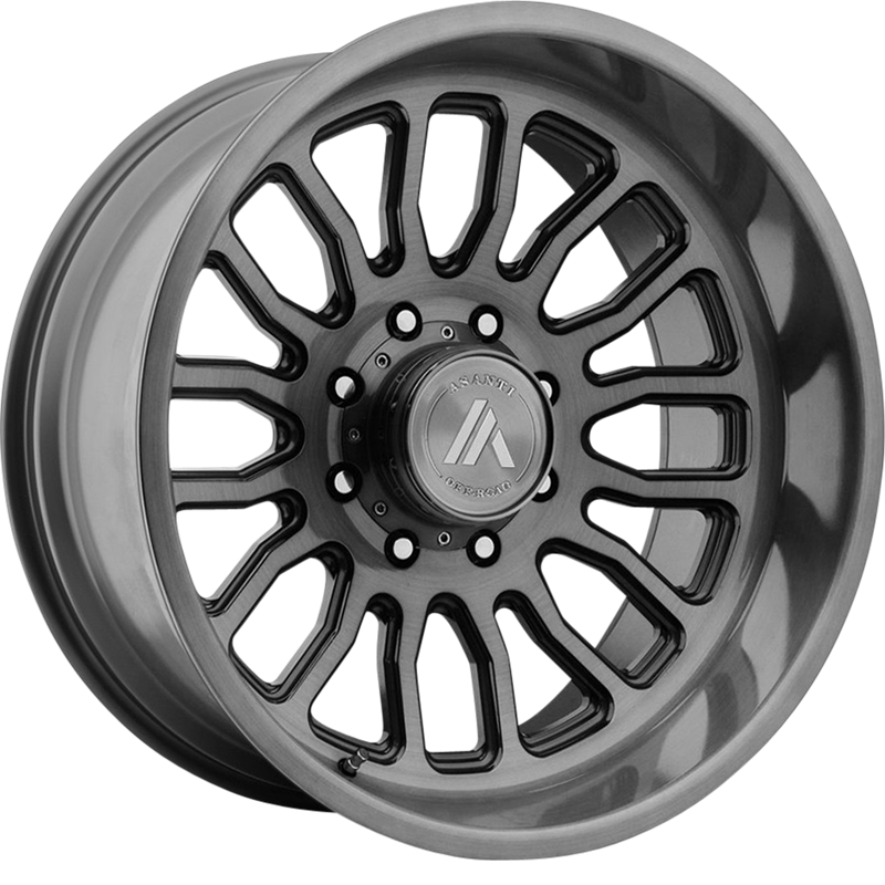 Asanti 20x12 AB815 Workhorse Brushed Titanium -40mm