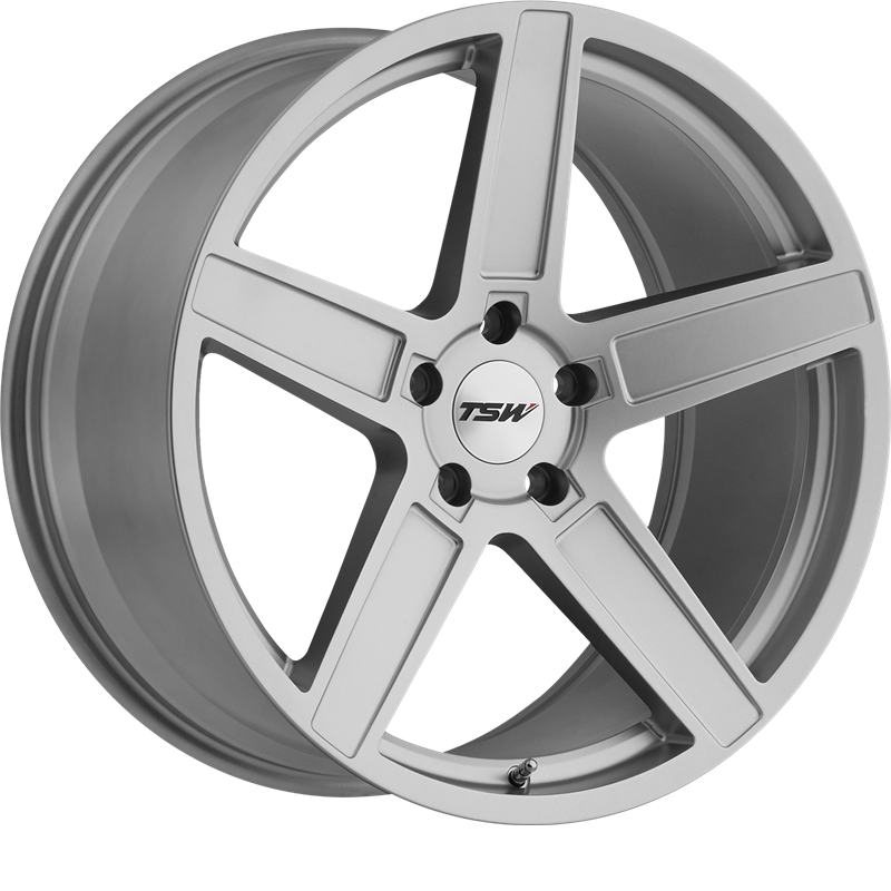 TSW 20x8.5 Ascent Matte Titanium Silver +35mm