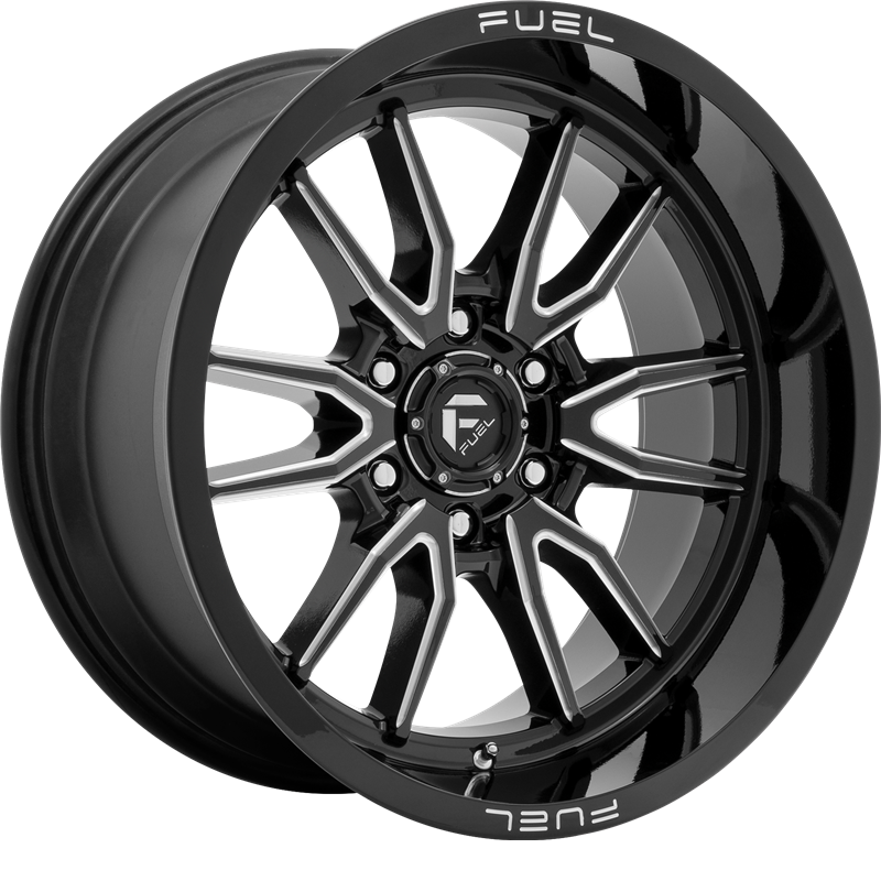 Fuel 20x10 D761 Clash Gloss Black Milled -18mm