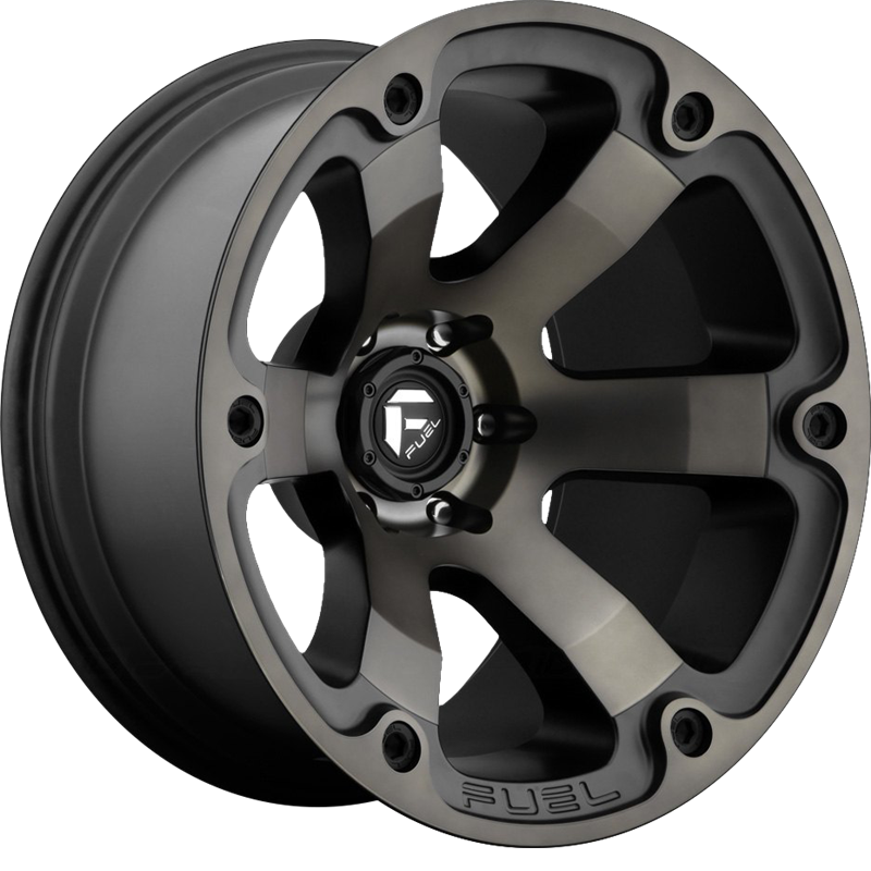 Fuel 20x10 D564 Beast Matte Black w/ Double Dark Tint -18mm