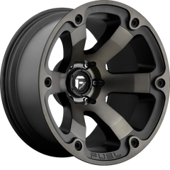 Fuel 20x10 D564 Beast Matte Black w/ Double Dark Tint -18mm