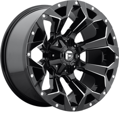 Fuel 20x9 D576 Assault Gloss Black Milled +1mm