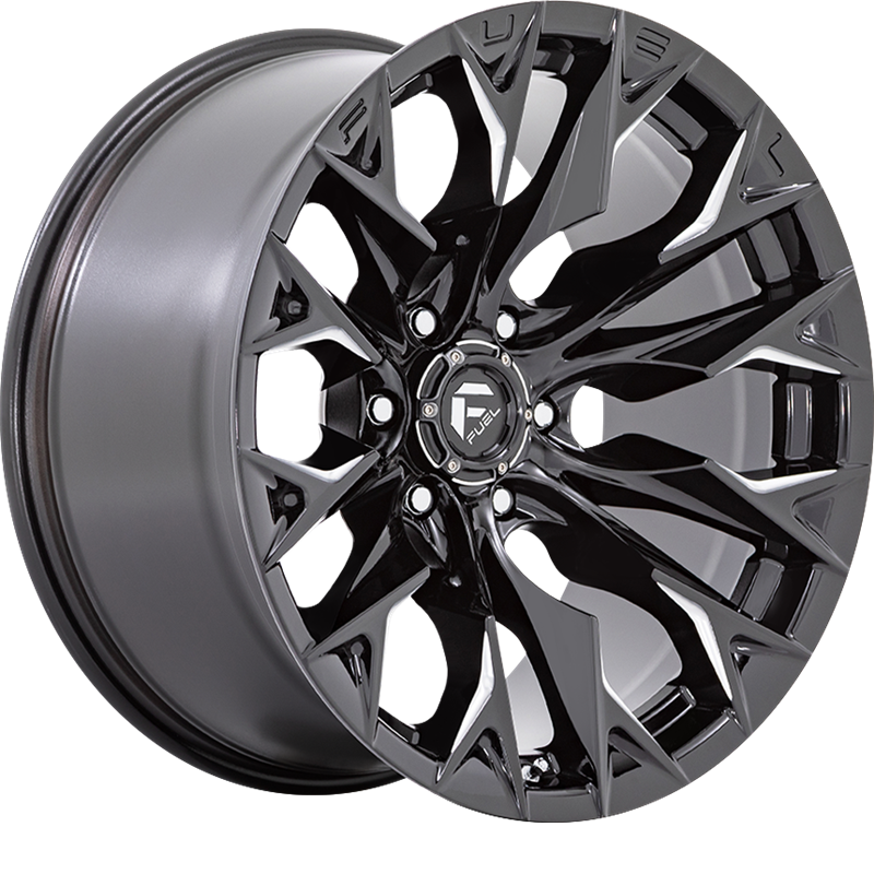 Fuel 20x9 D803 Flame Gloss Black Milled +1mm