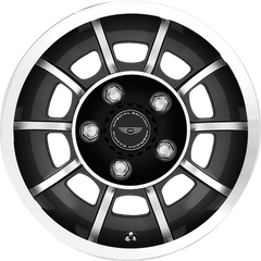 American Racing 15x7 VN47 Vector Satin Black Machined +0mm