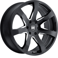 Black Rhino 20x8.5 Mozambique Gloss Black w/ Milled Spokes +30mm