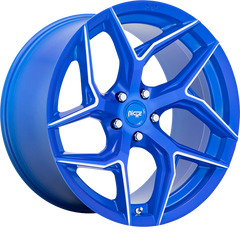 Niche 20x9 M268 Torsioni Anodized Blue Milled +25mm