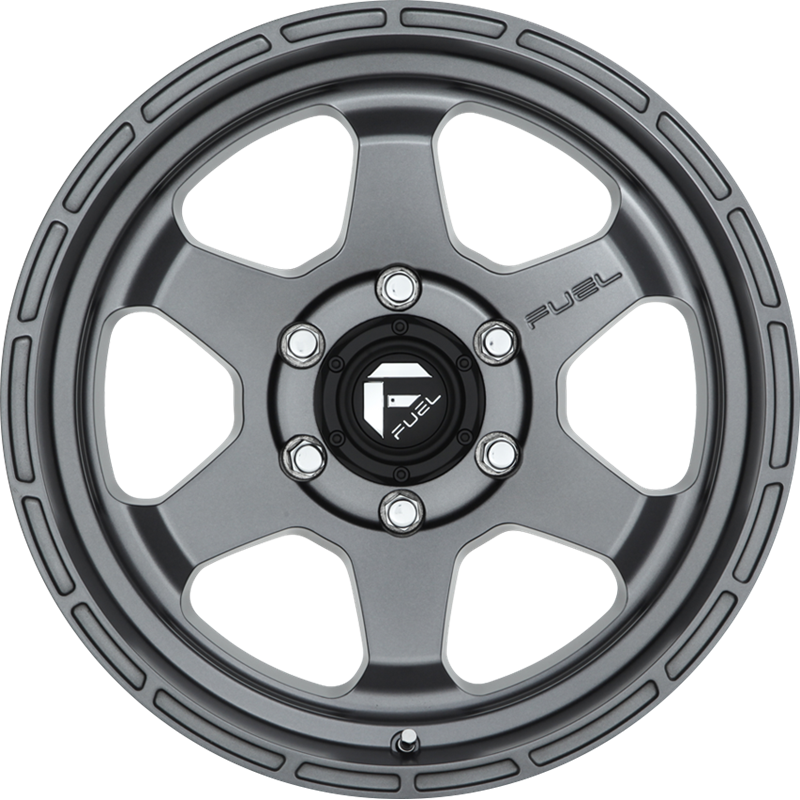 Fuel 17x9 D665 Shok Matte Gunmetal -12mm