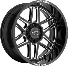 Moto Metal 20x12 MO992 Folsom Gloss Black Milled -44mm