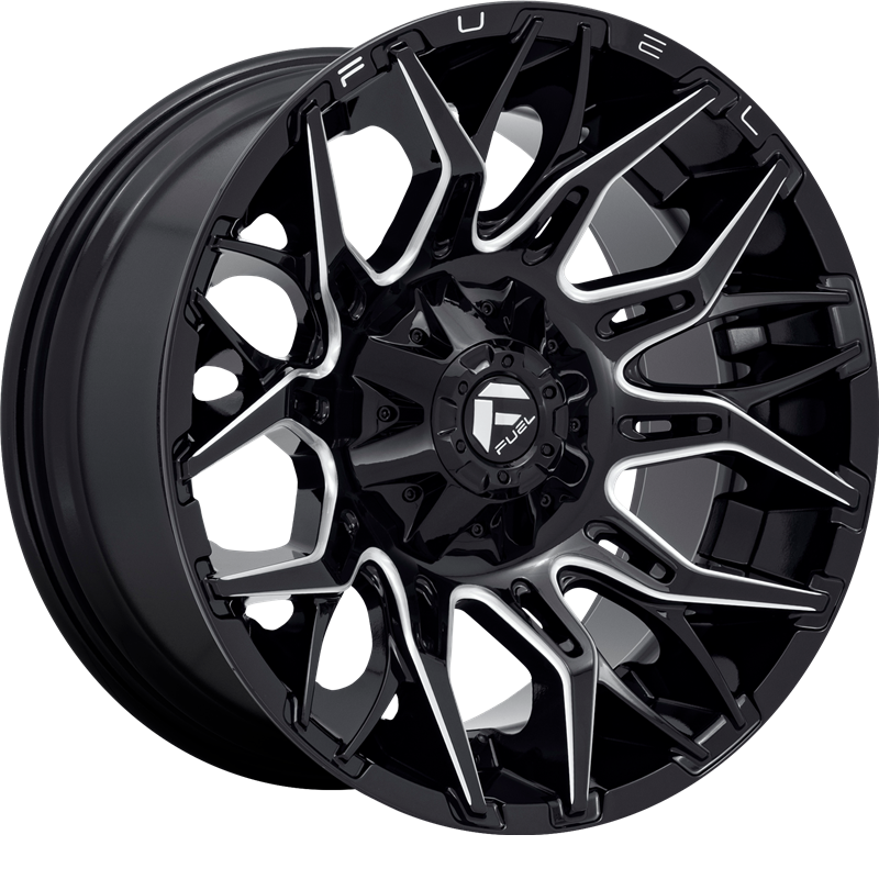 Fuel 20x9 D769 Twitch Gloss Black Milled +1mm