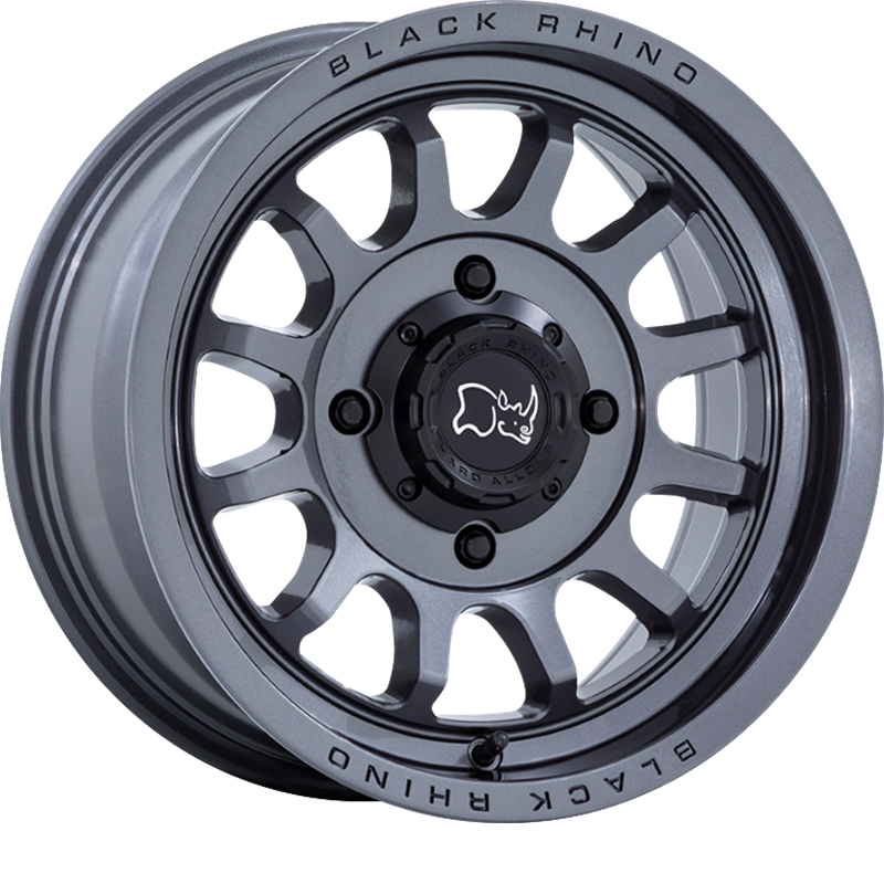 Black Rhino Powersports 15x7 Rapid UTV Gloss Gunmetal +10mm