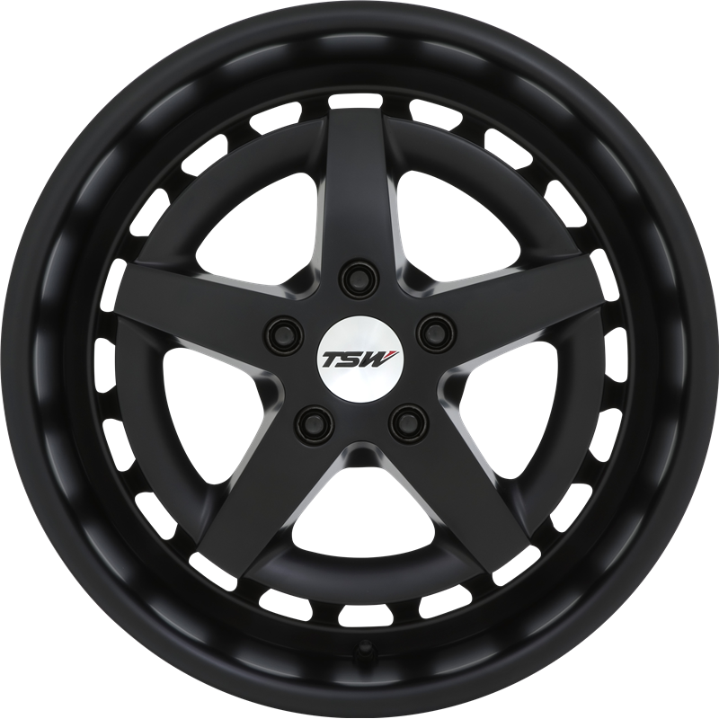 TSW 18x10 Degner Semi Gloss Black +25mm